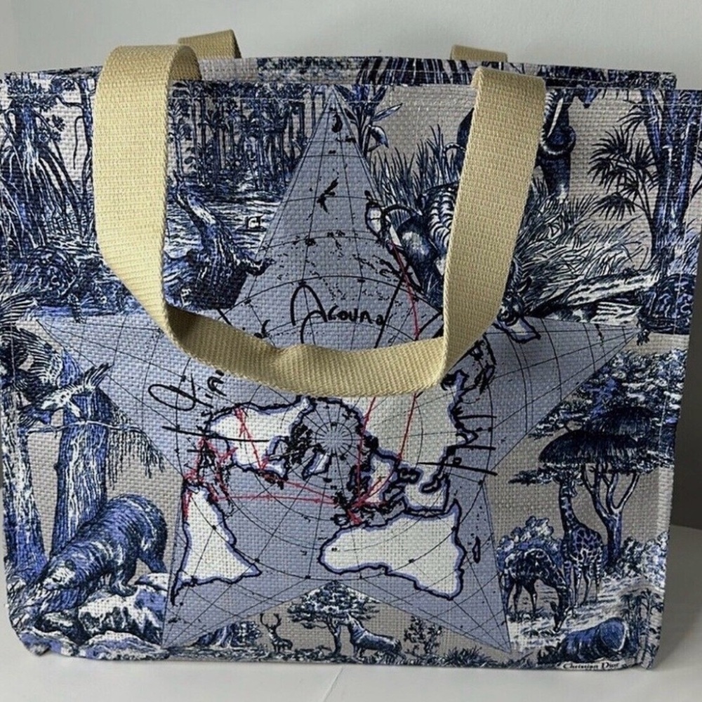 New & authentic Dior "Around the World" Elegant Tote and Gift Box